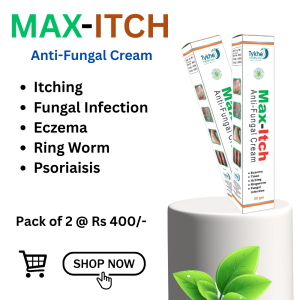 Max Itch Antifungal Cream Pack of 2